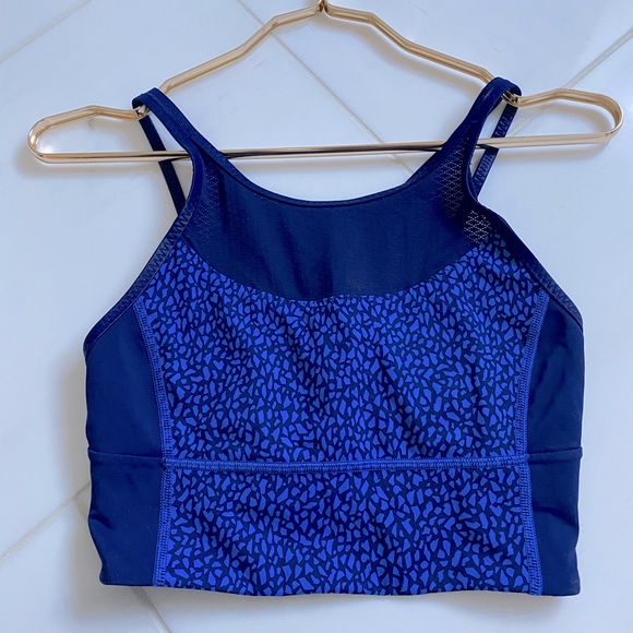 Blue Lululemon Athletica Sports Bra - Picture 1 of 2